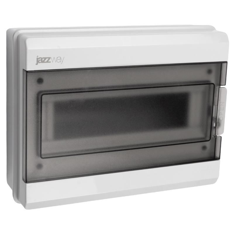 бокс модульный накладной pdb/w 3012 gr (щрн-пг-12) ip65 пластик. pro jazzway 5072008 от магазина Штепсель и батарейка.