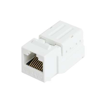 модуль-вставка keystone кат.6 (класс e) 250мгц rj45/8p8c ft-tool/110/krone t568a/b неэкран. бел. nikomax nmc-kjue2-ft-wt от магазина Штепсель и батарейка.