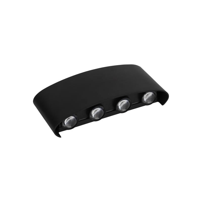 светильник светодиодный архитектурный pwl-80210 8вт 4000к bl ip54 фасадный черн. jazzway 5039872 от магазина Штепсель и батарейка.