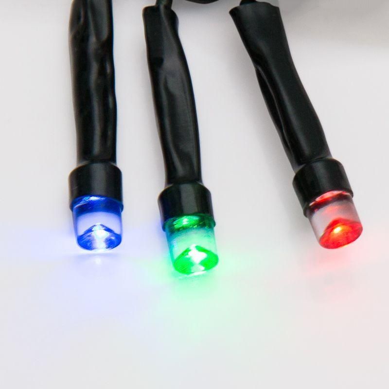 гирлянда светодиодная "твинкл лайт" 6м 40led мультиколор 5.1вт 220-240в ip20 с контроллером 8 режимов провод пвх темн. зел. neon-night 303-029 от магазина Штепсель и батарейка.