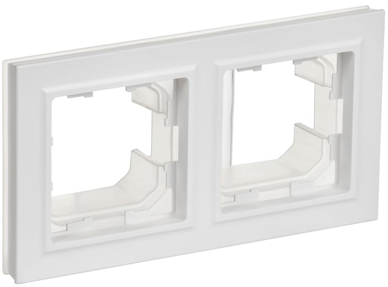 рамка 2-м brite ру-2-браб-44 ip44 арктич. бел. iek br-m22-44-k91 от магазина Штепсель и батарейка.