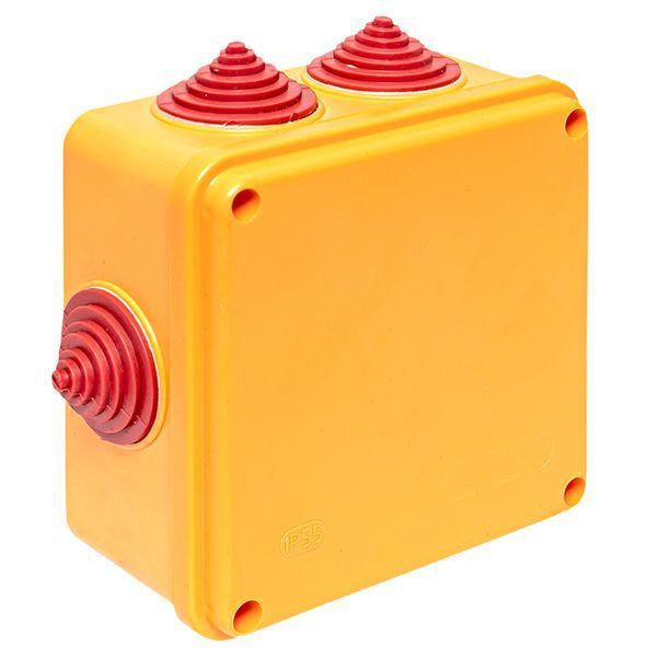 коробка огнестойкая e90 100х100х50мм 6п с клеммником 1.5-6кв.мм ip55 ekf plc-kmrf-100-6-06 от магазина Штепсель и батарейка.