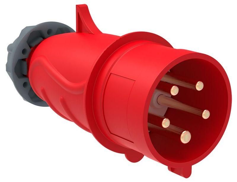 вилка эл. каб. 16а 3p+pe+n 380в ip44 magnum сси-015 iek psn02-016-5 от магазина Штепсель и батарейка.