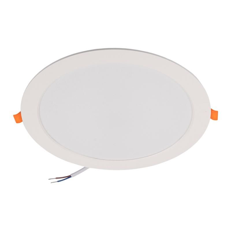 светильник светодиодный pled dl7 wh downlight 24вт 4000к 220х26мм ip54 дво встраив. pro jazzway 5042568 от магазина Штепсель и батарейка.