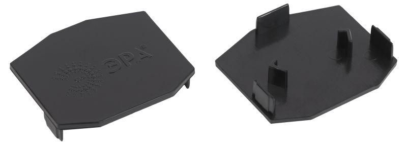 заглушка торцевая trm-pc20-ec-b для встраив. в натяжной потолок магнитн. шинопровода trm-pc20 nova 48в эра б0054791 от магазина Штепсель и батарейка.