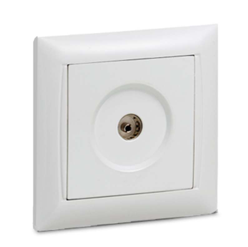 розетка телевизионная tv сп valenzo 6027 16а ip20 бел. asd / in home 4690612006413 от магазина Штепсель и батарейка.
