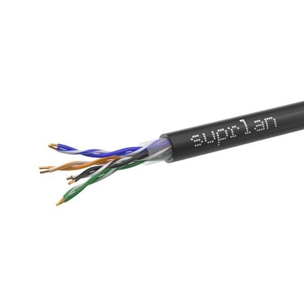 кабель витая пара u/utp кат.5e 4х2х0.51 24awg solid cu pe out. premium 305м (м) suprlan 01-0311-2 от магазина Штепсель и батарейка.