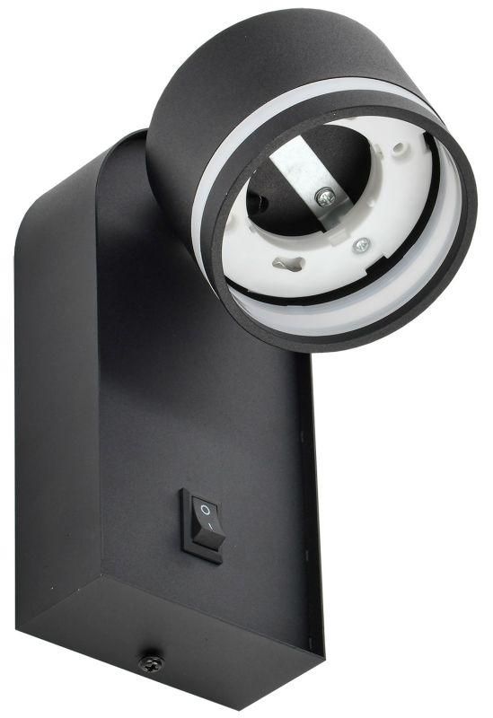 светильник 4035 настенный gx53 черн. iek lt-ubb0-4035-gx53-1-k02 от магазина Штепсель и батарейка.