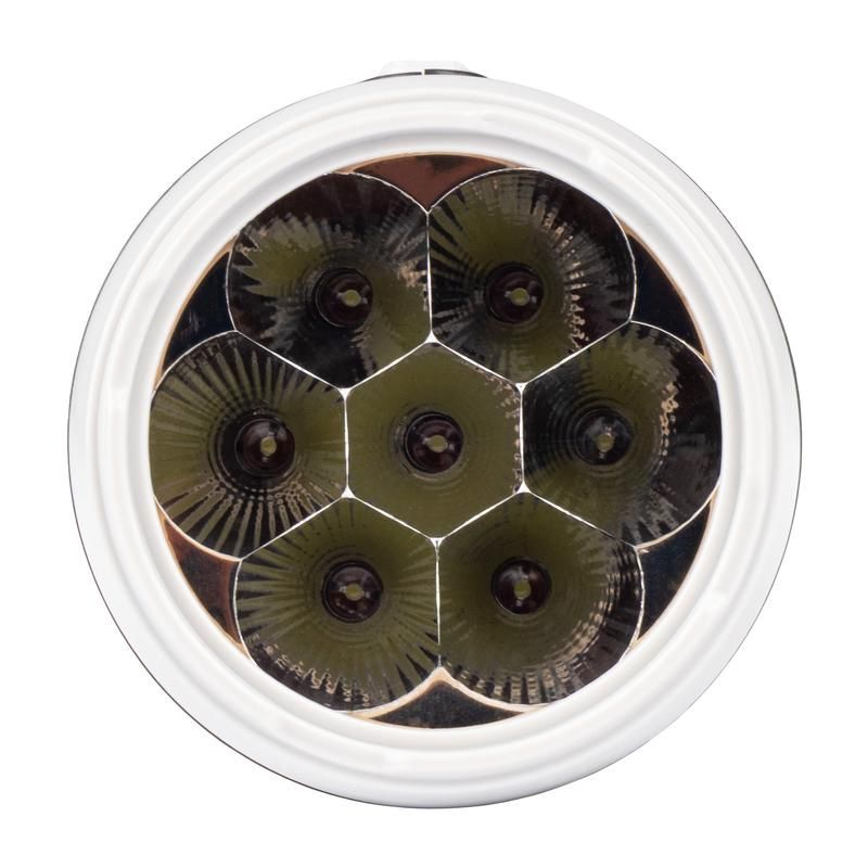 фонарь аккумуляторный ручной accuf2-l07-bk 7led 2 режима: 100проц./25проц. аккум. 0.4а.ч выдвижная вилка индикатор зарядки черн. фаzа 5000810 от магазина Штепсель и батарейка.