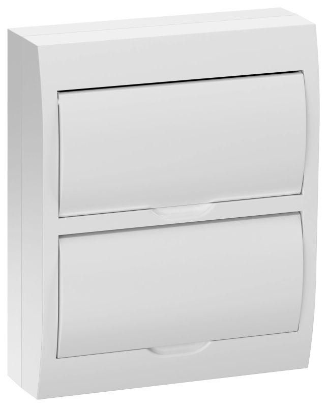 корпус пластиковый щрн-п-24 бел. дверь ip41 generica mkp13-n-24-41-k01-g от магазина Штепсель и батарейка.