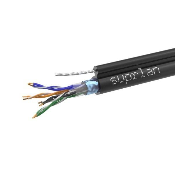 кабель витая пара f/utp кат.5e 4х2х24awg solid cu pe out. t-fg8 median трос 305м (м) suprlan 01-1035-1 от магазина Штепсель и батарейка.