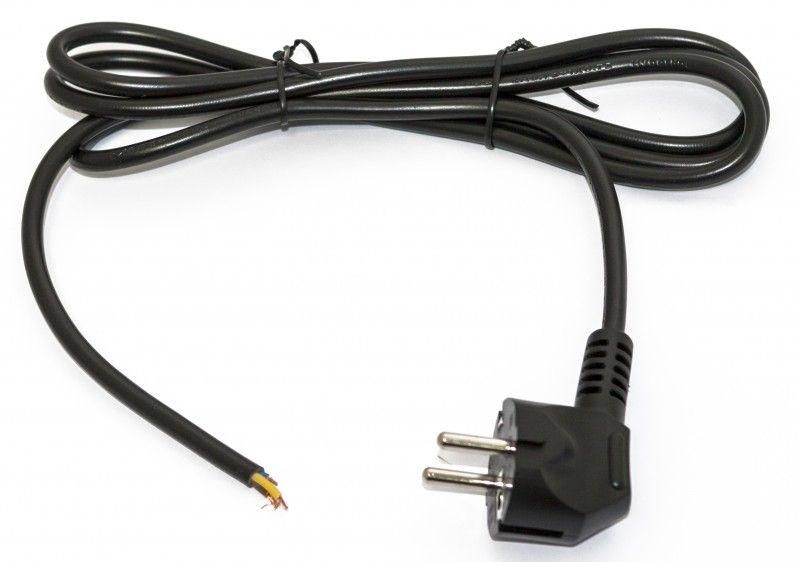 кабель pwc-shm-oe-1.8-bk с вилкой schuko (open end) длиной 1.8м (3х0.75кв.мм) черн. hyperline 229244 от магазина Штепсель и батарейка.