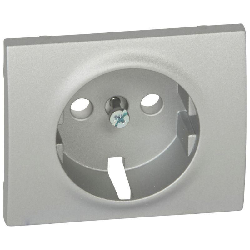 накладка розетки 1-м сп galea life с заземл. алюм. leg 771320 от магазина Штепсель и батарейка.