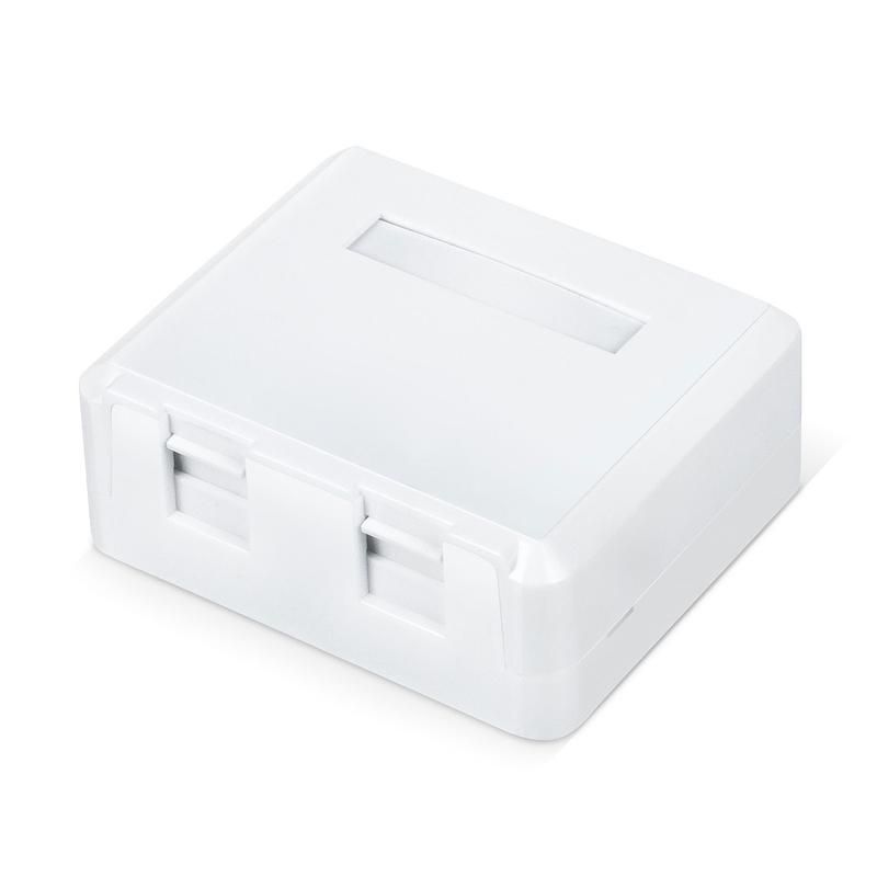 корпус настенной розетки wr-mb-2 для установки 2-х вставок типа keystone jack бел. wrline 505220 от магазина Штепсель и батарейка.