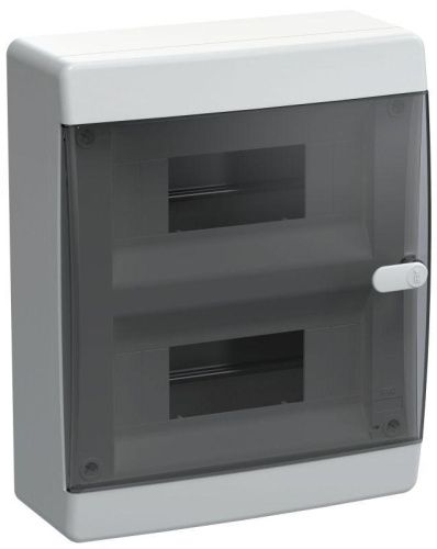 корпус пластиковый щрн-п-18 ip41 черн. прозр. дверь union compact iek uic-kp12-n-18-41-k01 от магазина Штепсель и батарейка.
