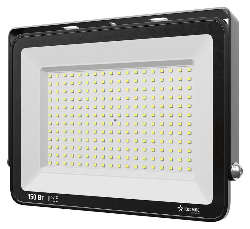 прожектор светодиодный premium 150вт 6500к 15000лм ip65 космос kos_pr_led_150 от магазина Штепсель и батарейка.