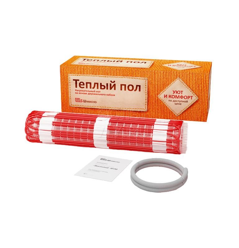 комплект "теплый пол" (мат) wsm 1530вт/10.2кв.м warmstad 100035685500 от магазина Штепсель и батарейка.