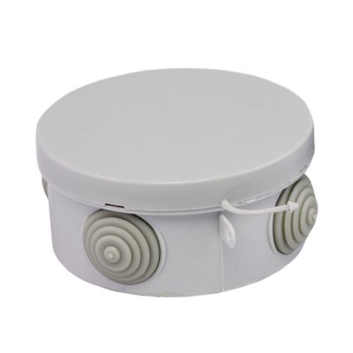 коробка распаячная с крышкой кмр-040-039 наружная, 85х40, абс, серая, 4 входа, ip54 ekf от магазина Штепсель и батарейка.