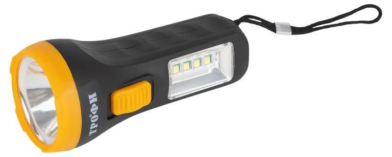 фонарь универсальный ub-101 1smd + 4led 1вт элементы питания 1хaa (не в компл.) трофи б0054034 от магазина Штепсель и батарейка.