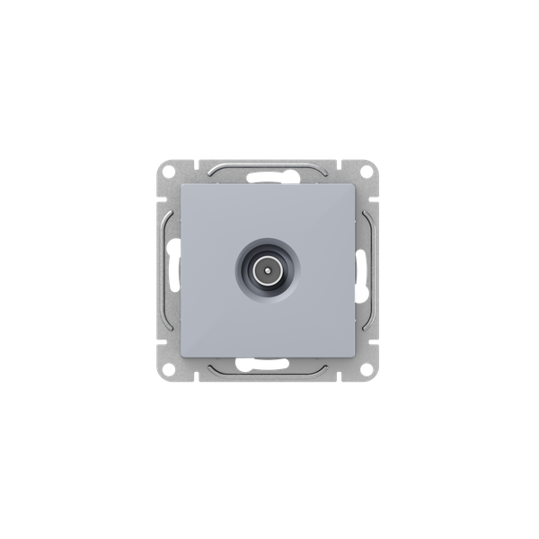 розетка телевизионная оконечная tv сп эпика механизм алюм. ekf up1-soa-tv-3 от магазина Штепсель и батарейка.