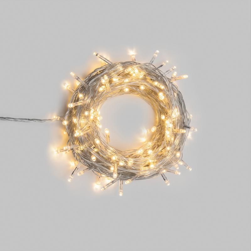 гирлянда светодиодная нить универсальная 25м 250 led теплый бел. прозр. neon-night 304-096 от магазина Штепсель и батарейка.