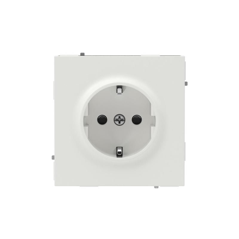 розетка силовая kant 2p+e защ. шторки бел. песок dkc 7010003 от магазина Штепсель и батарейка.