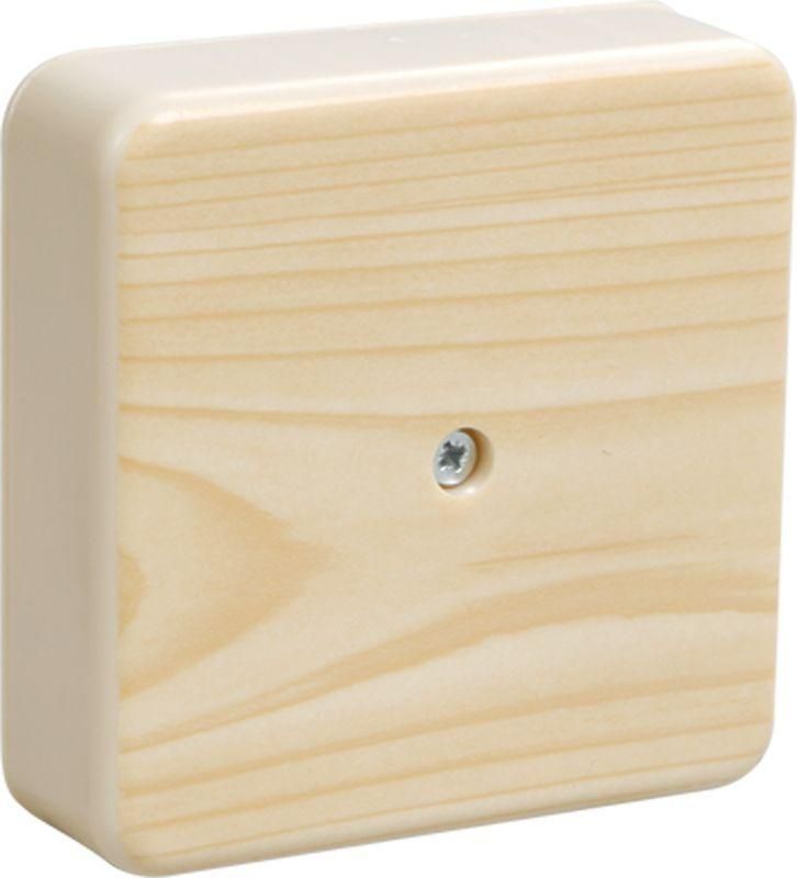 коробка распаячная оп 100х100х29 ip20 км41219-04 (6 клем. 6кв.мм) сосна iek uko10-100-100-029-k34 от магазина Штепсель и батарейка.