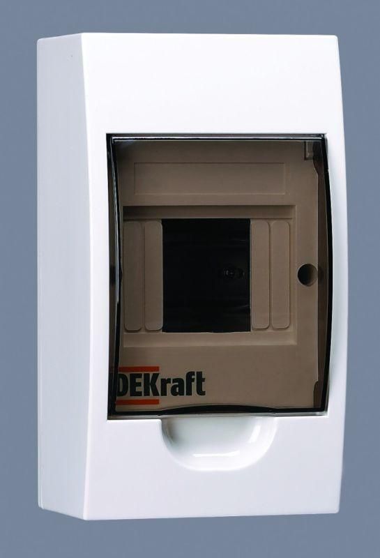 корпус навесной щрн-п-4 20х11х9 4мод.ip41 пластик. dekraft 31008dek от магазина Штепсель и батарейка.