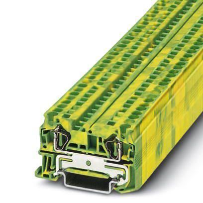 модуль клеммный заземляющий с пружинными зажимами st 4-pe phoenix contact 3031380 от магазина Штепсель и батарейка.