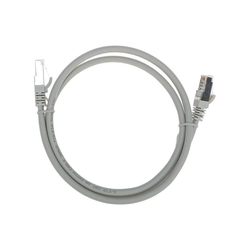 патч-корд s/ftp cat 6a (10g) rj45-rj45 28awg lszh сер. 1м rexant 02-0390-1 от магазина Штепсель и батарейка.