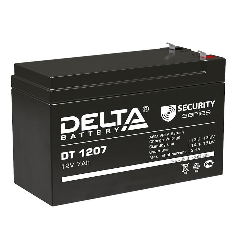 аккумулятор опс 12в 7а.ч dt 1207 delta 4614010040008 от магазина Штепсель и батарейка.