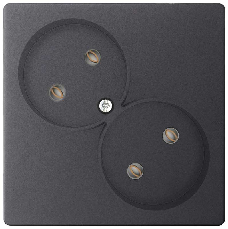 розетка 2-м сп simon 24 16а ip20 2х2p без защ. шторок механизм графит simon 2450457-038 от магазина Штепсель и батарейка.