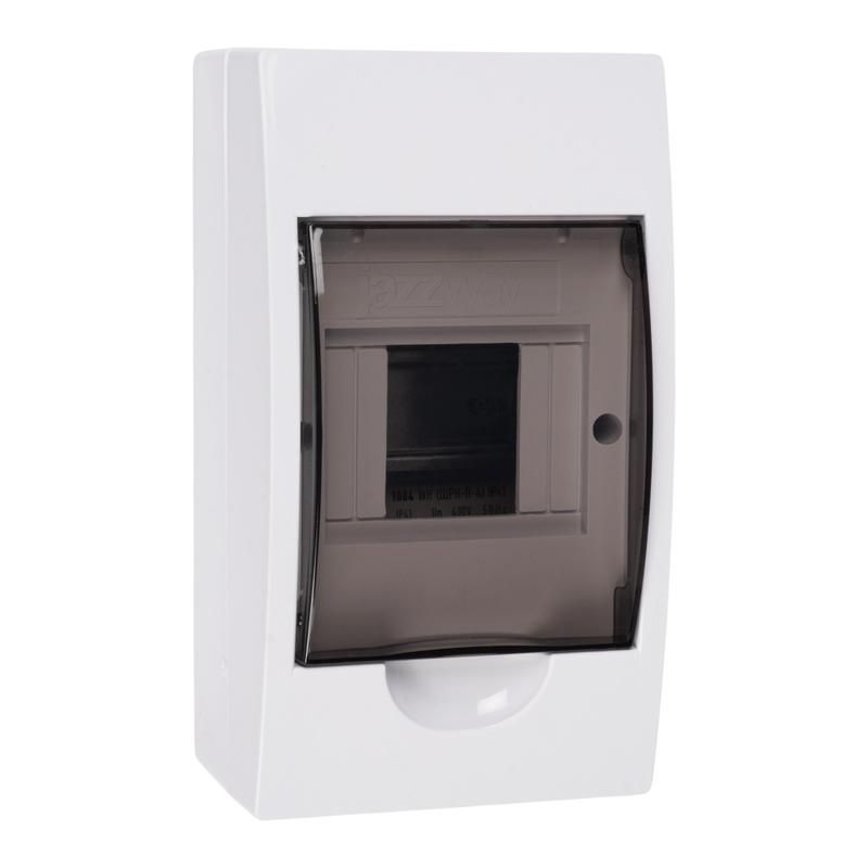 бокс модульный накладной pdb/w 1004 wh (щрн-п- 4) ip41 пластик. pro jazzway 5071643 от магазина Штепсель и батарейка.
