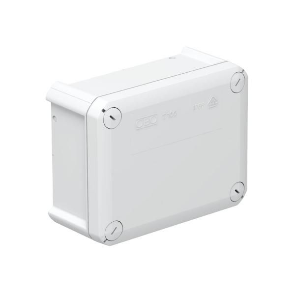 коробка распределительная 150х116х67мм ip66 t100 oe закрыт. сер. obo 2007255 от магазина Штепсель и батарейка.