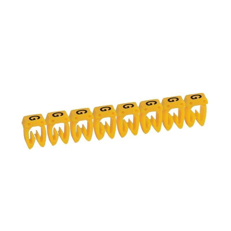 маркер каб. 0.15-0.5кв.мм cab3 "g" черн. на желт. фоне (уп.300шт) leg 038116 от магазина Штепсель и батарейка.
