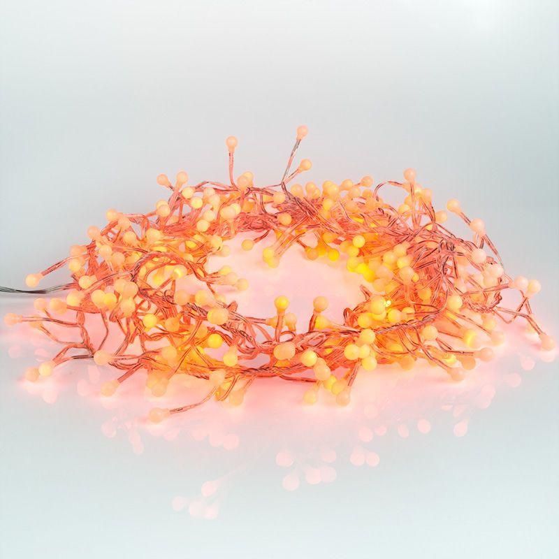 гирлянда светодиодная "мишура led" 6м 576led красн. 35вт 220-240в ip20 провод пвх прозр. neon-night 303-612 от магазина Штепсель и батарейка.