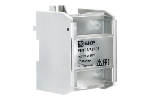 блок распределительный проходной рбп 95 (1х95-4х16кв.мм) 232/100а proxima ekf rbp-95-100 от магазина Штепсель и батарейка.