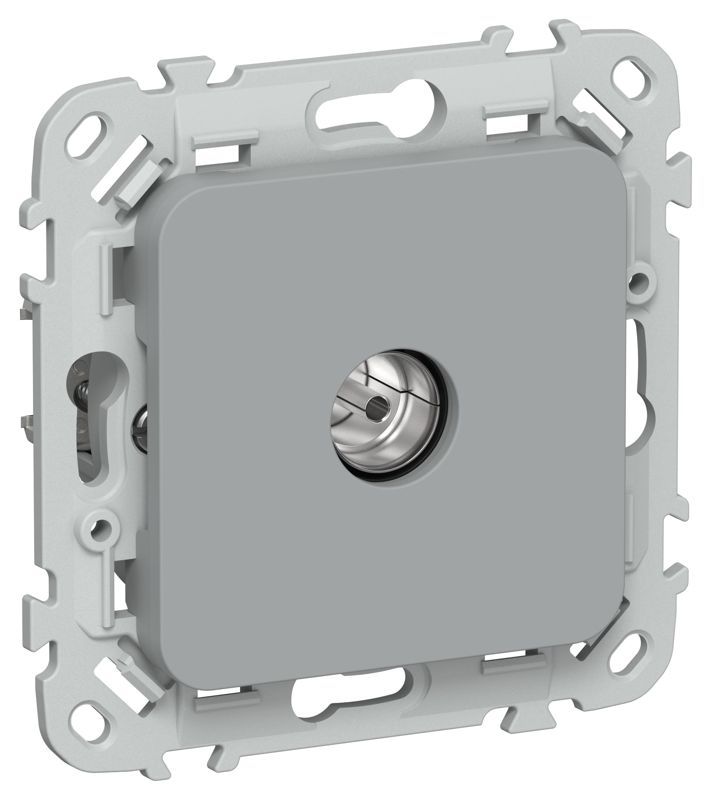 розетка телевизионная оконечная сп flite ртвм-1-1-1-флс тип m экранир. механизм сер. iek fi-a13-o-k03 от магазина Штепсель и батарейка.
