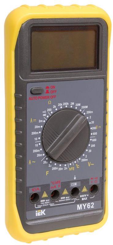 мультиметр цифровой professional my62i iek tmd-5s-062 от магазина Штепсель и батарейка.