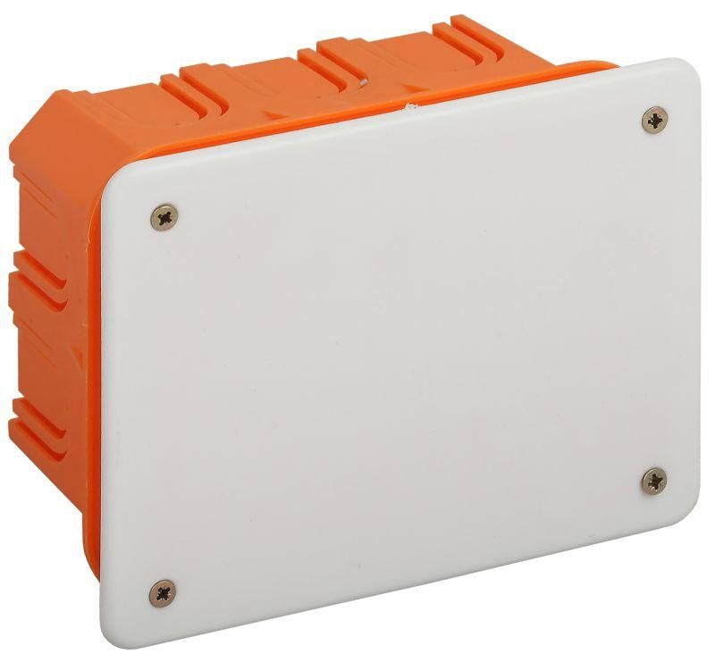 коробка распаячная krt 120х92х45мм для твердых стен саморез. крышка ip20 эра б0047257 от магазина Штепсель и батарейка.