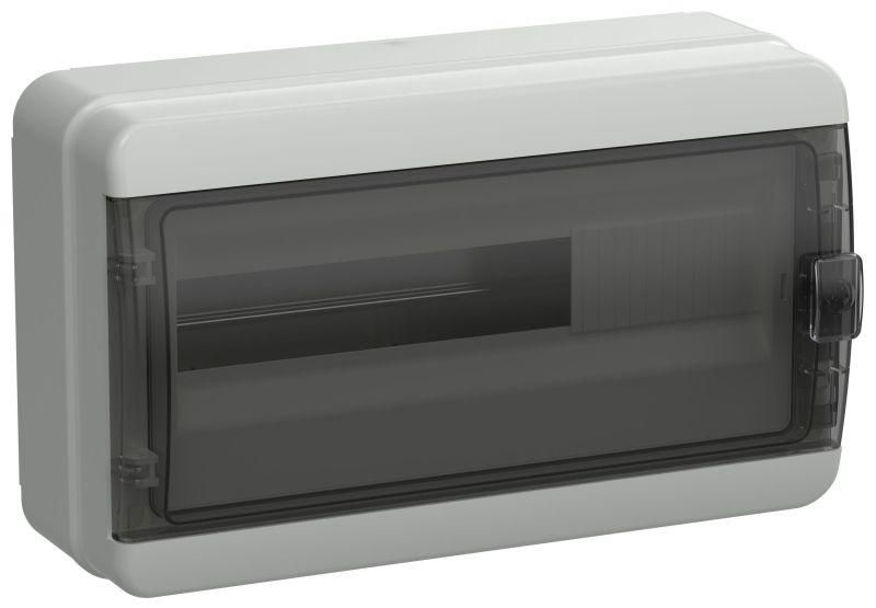 корпус пластиковый кмпн-18 ip65 черн. прозр. дверь tekfor iek tf5-kp72-n-18-65-k03-k02 от магазина Штепсель и батарейка.