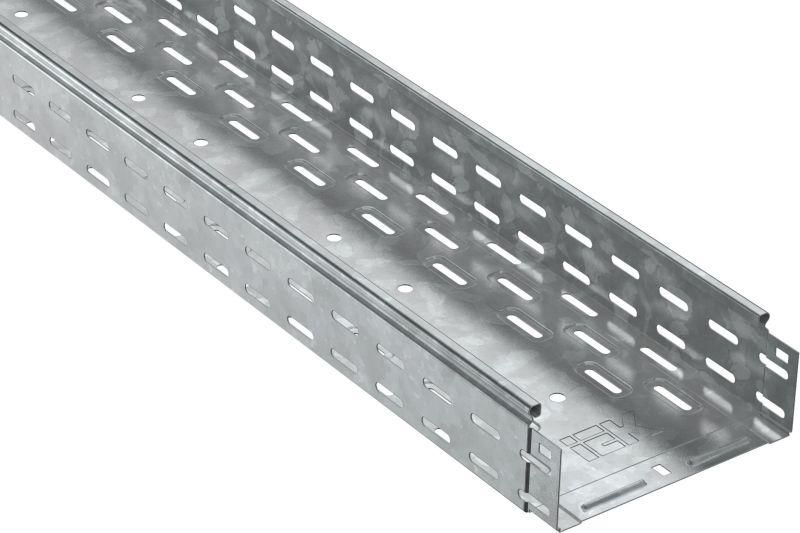 лоток листовой перфорированный 300х80 l3000 сталь hdz iek clp10-080-300-3-m-hdz от магазина Штепсель и батарейка.