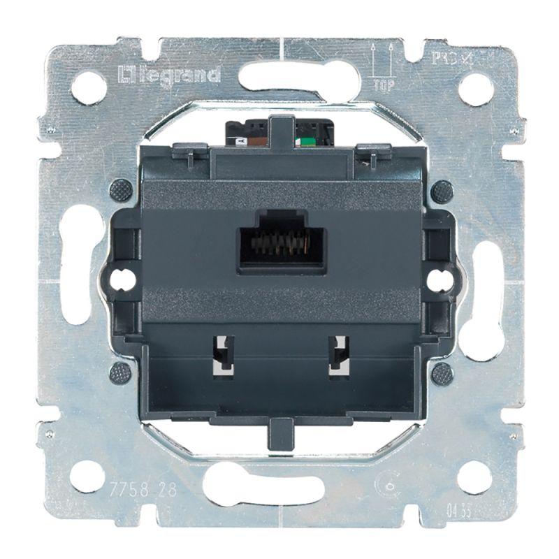 розетка компьютерная 1-м сп galea life rj45 кат.5e utp на винтах механизм leg 775761 от магазина Штепсель и батарейка.