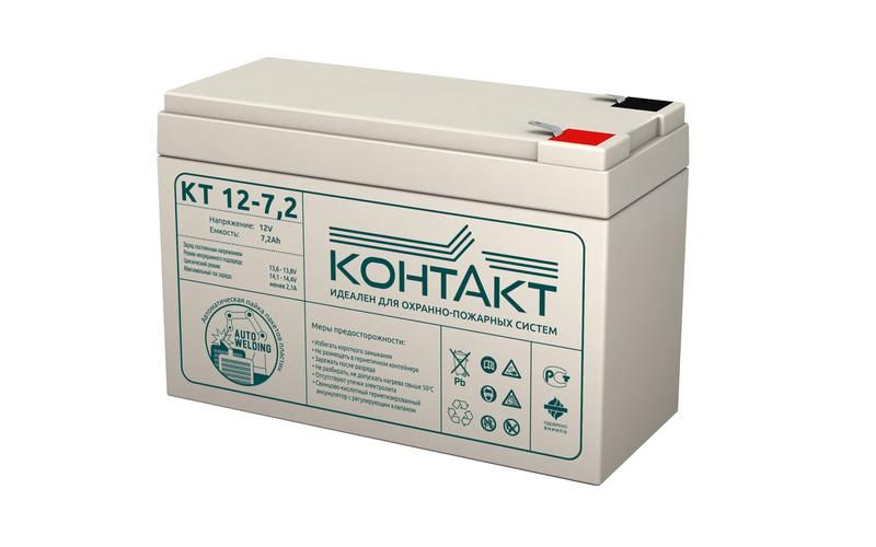 аккумулятор опс 12в 7.2а.ч кт 12-7.2 контакт от магазина Штепсель и батарейка.