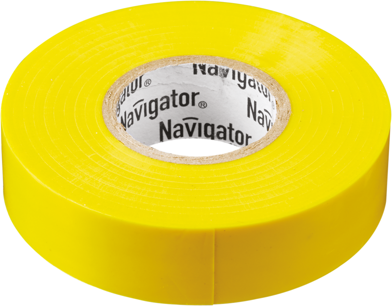 изолента пвх 19мм (рул.20м) желт. nit-a19-20/y navigator 71112 от магазина Штепсель и батарейка.