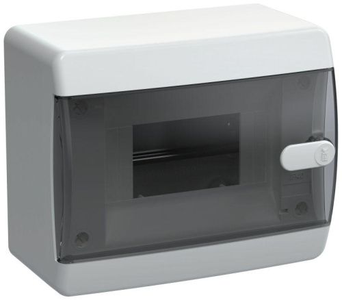 корпус пластиковый щрн-п-6 ip41 черн. прозр. дверь union compact iek uic-kp12-n-06-41-k01 от магазина Штепсель и батарейка.