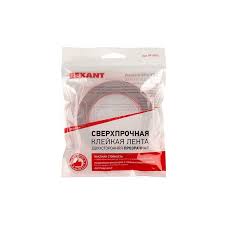 скотч двухсторонний 20ммх5м прозр. rexant 09-6520 от магазина Штепсель и батарейка.
