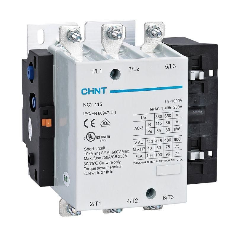 контактор nc2-115 115а кат. 380-415в ac ac-3 (r) chint 671690 от магазина Штепсель и батарейка.