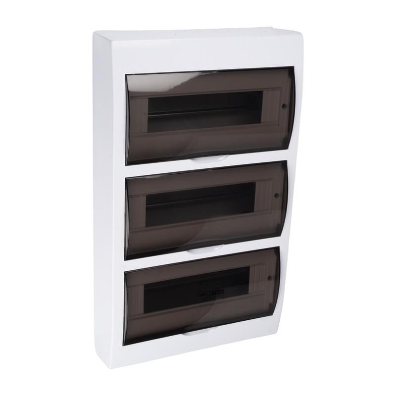 бокс модульный накладной pdb/w 1036 wh (щрн-п-36) ip41 пластик. pro jazzway 5071704 от магазина Штепсель и батарейка.
