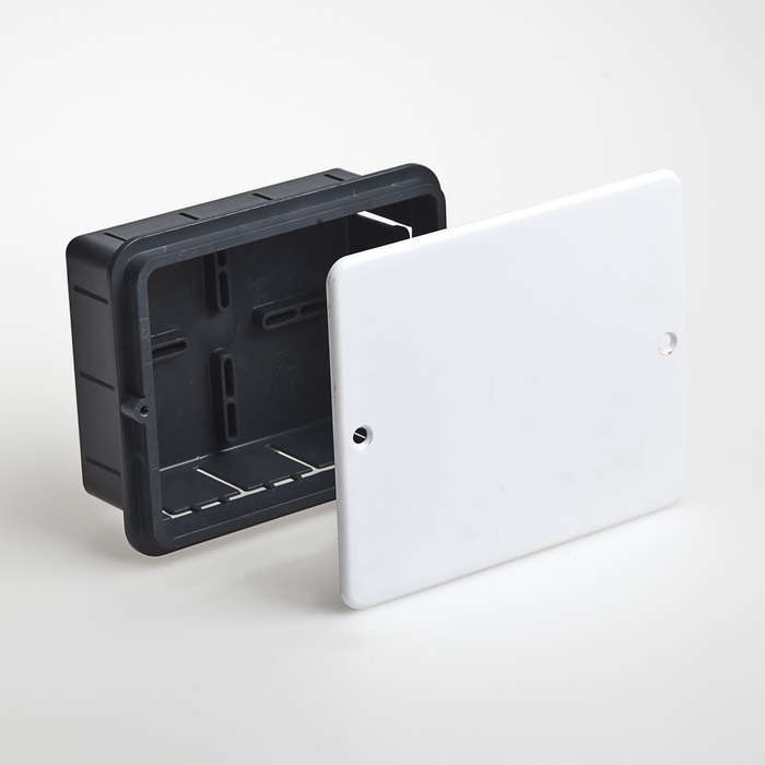 коробка распределительная сп 130х106х50мм ip30 ruvinil 10162 от магазина Штепсель и батарейка.
